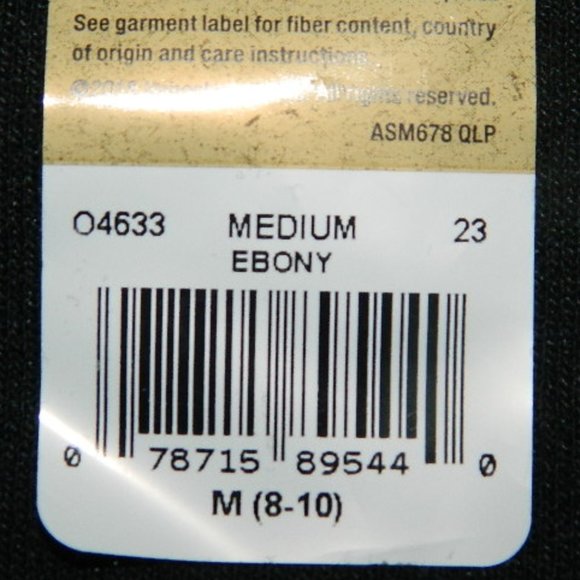 HANES Womens Sweatshirt V-Notch Black Size Medium NEW WITH TAGS - Picture 8 of 11